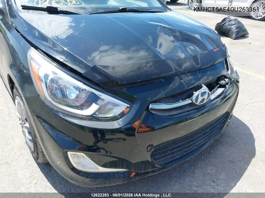 2016 HYUNDAI ACCENT VIN KMHCT5AE4GU263361 — фото 20