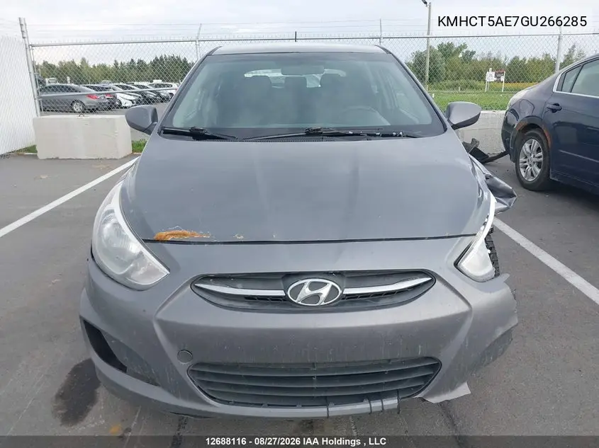 2016 HYUNDAI ACCENT VIN KMHCT5AE7GU266285 — фото 13