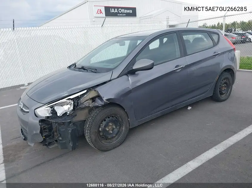 2016 HYUNDAI ACCENT VIN KMHCT5AE7GU266285 — фото 15