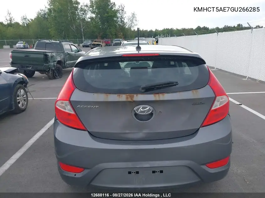 2016 HYUNDAI ACCENT VIN KMHCT5AE7GU266285 — фото 17
