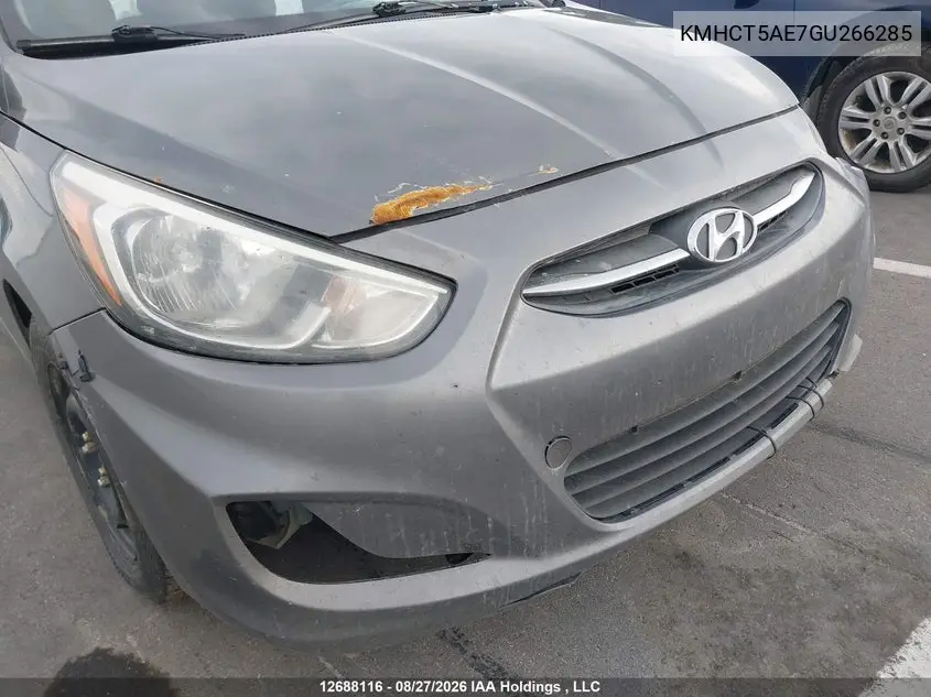 2016 HYUNDAI ACCENT VIN KMHCT5AE7GU266285 — фото 20