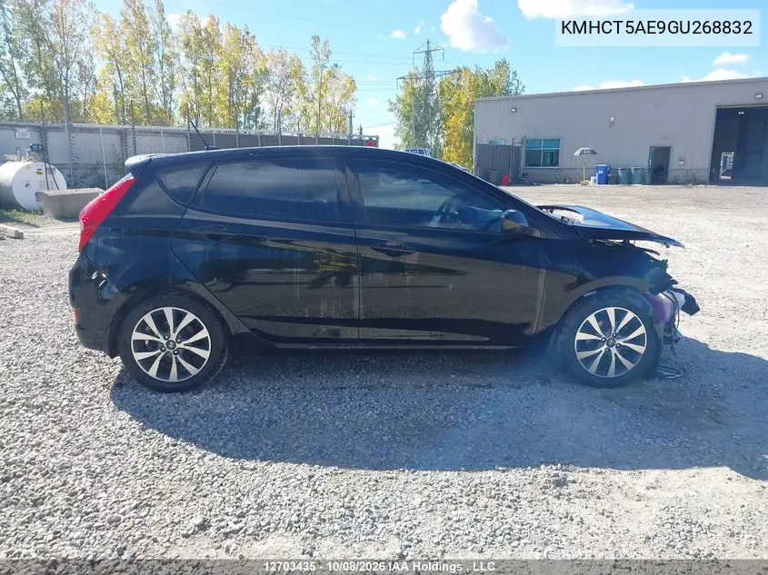 2016 HYUNDAI ACCENT VIN KMHCT5AE9GU268832 — фото 14