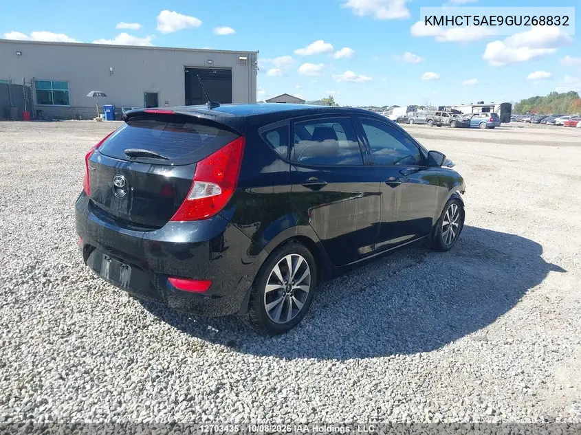 2016 HYUNDAI ACCENT VIN KMHCT5AE9GU268832 — фото 4