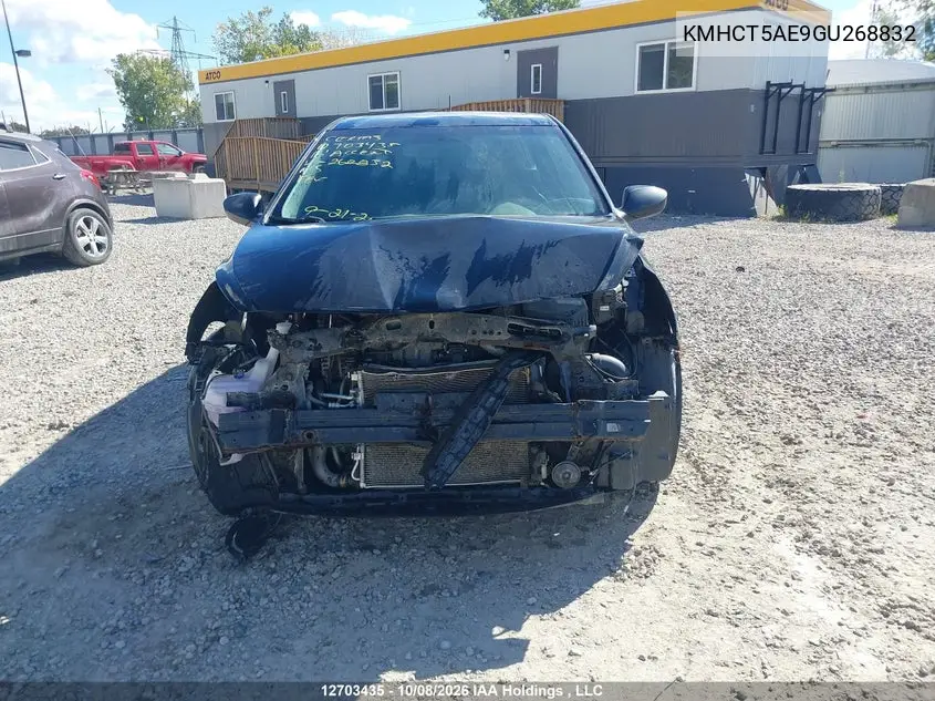 2016 HYUNDAI ACCENT VIN KMHCT5AE9GU268832 — фото 6