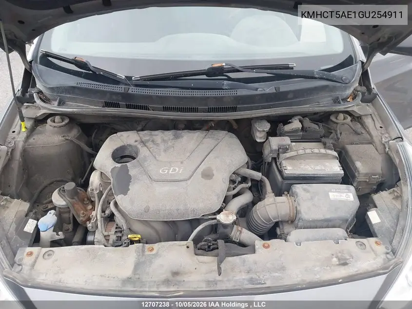 2016 HYUNDAI ACCENT VIN KMHCT5AE1GU254911 — фото 10