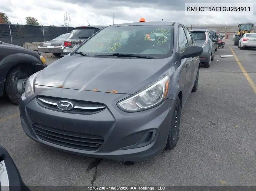 2016 HYUNDAI ACCENT VIN KMHCT5AE1GU254911 — фото 13