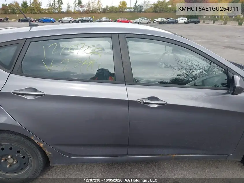 2016 HYUNDAI ACCENT VIN KMHCT5AE1GU254911 — фото 14