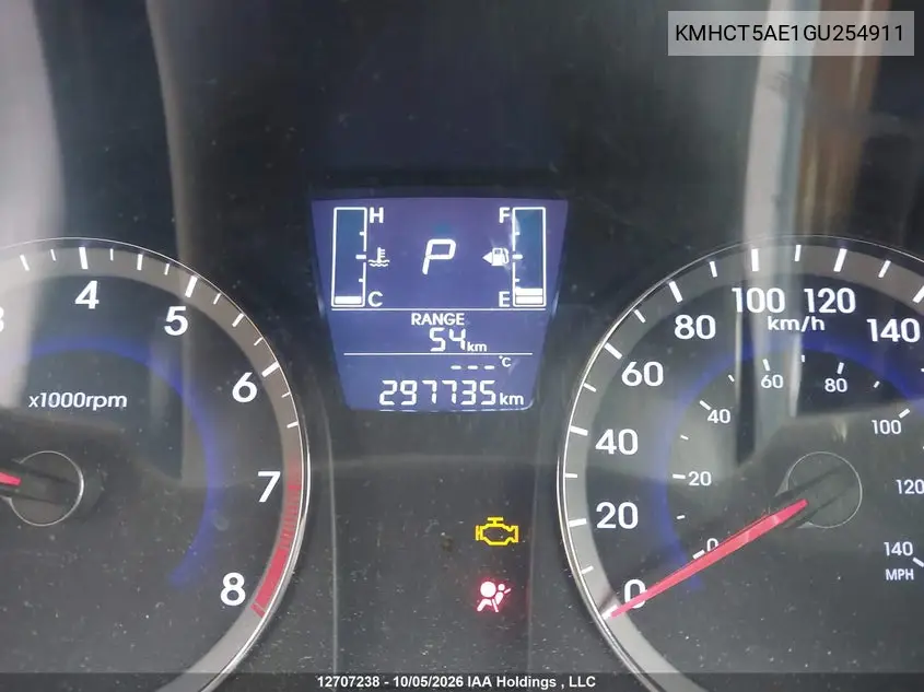 2016 HYUNDAI ACCENT VIN KMHCT5AE1GU254911 — фото 16