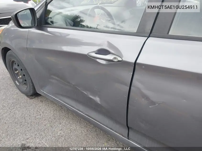 2016 HYUNDAI ACCENT VIN KMHCT5AE1GU254911 — фото 6