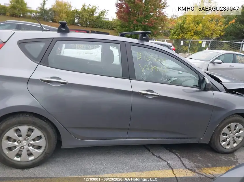 2016 HYUNDAI ACCENT VIN KMHCT5AEXGU239047 — фото 13