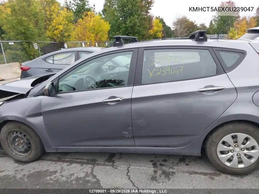 2016 HYUNDAI ACCENT VIN KMHCT5AEXGU239047 — фото 14