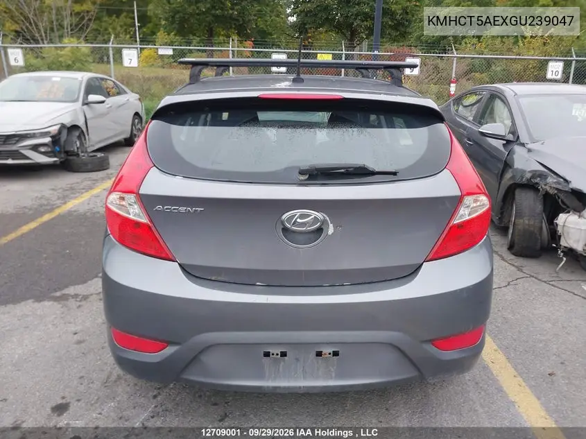 2016 HYUNDAI ACCENT VIN KMHCT5AEXGU239047 — фото 16