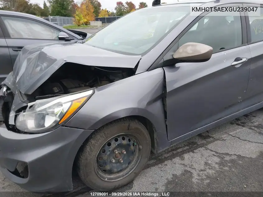 2016 HYUNDAI ACCENT VIN KMHCT5AEXGU239047 — фото 20