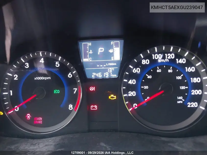 2016 HYUNDAI ACCENT VIN KMHCT5AEXGU239047 — фото 7