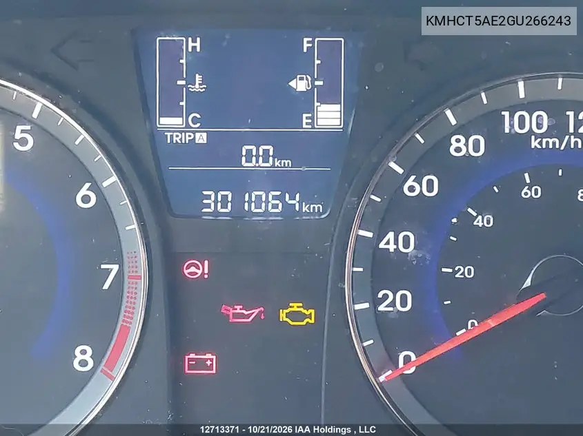 2016 HYUNDAI ACCENT VIN KMHCT5AE2GU266243 — фото 15