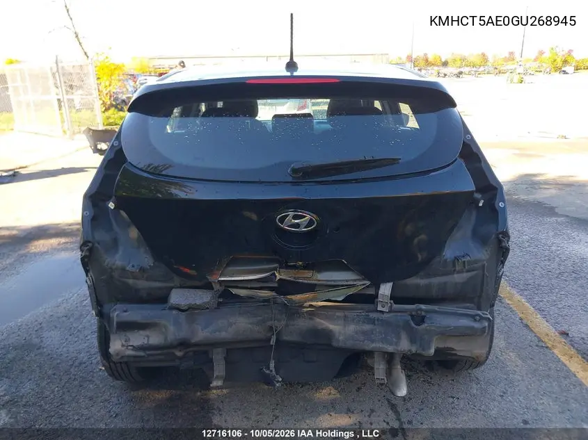 2016 HYUNDAI ACCENT VIN KMHCT5AE0GU268945 — фото 17