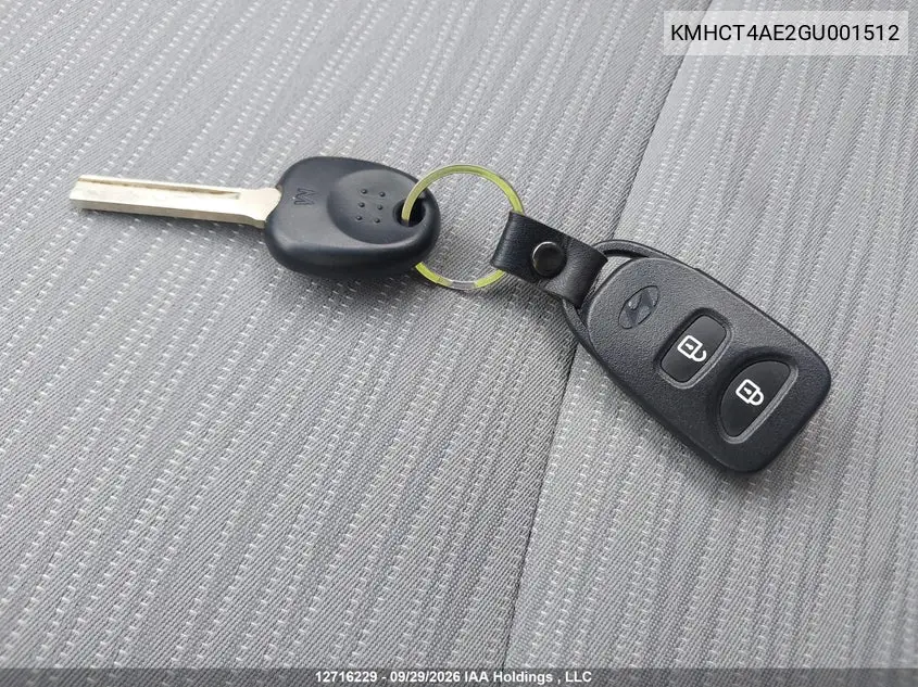 2016 HYUNDAI ACCENT VIN KMHCT4AE2GU001512 — фото 11