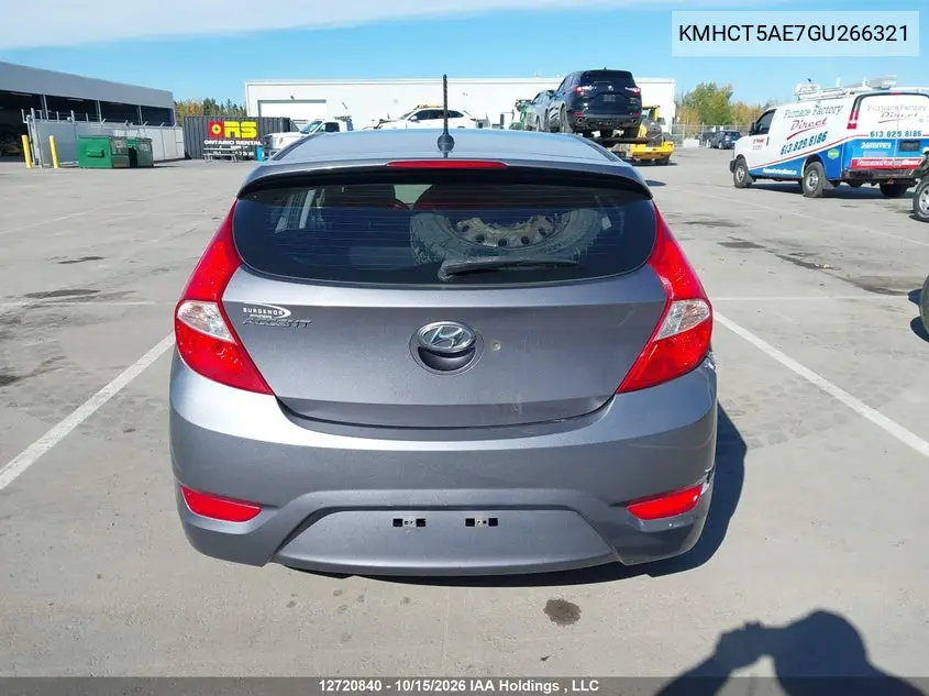 2016 HYUNDAI ACCENT VIN KMHCT5AE7GU266321 — фото 17