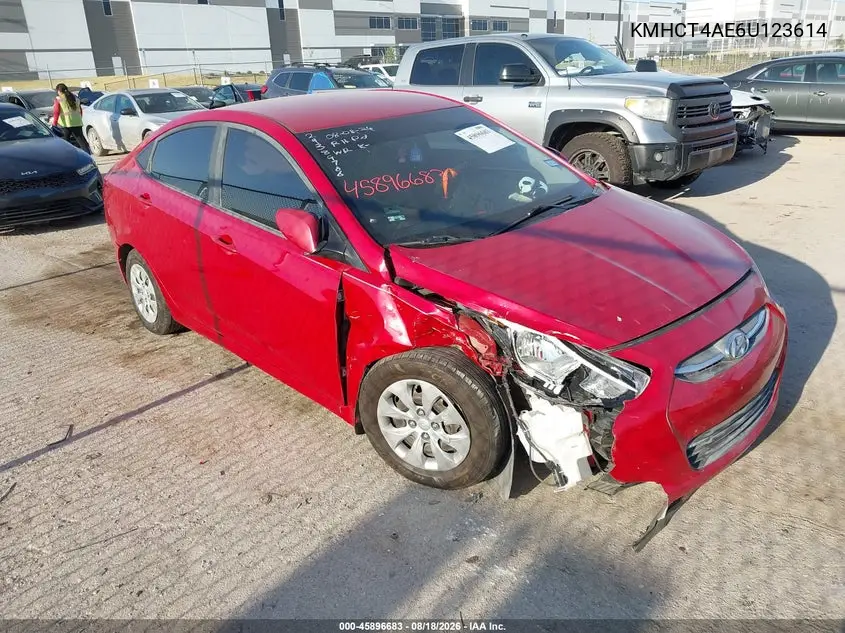 HYUNDAI ACCENT 2016, VIN KMHCT4AE6GU123614