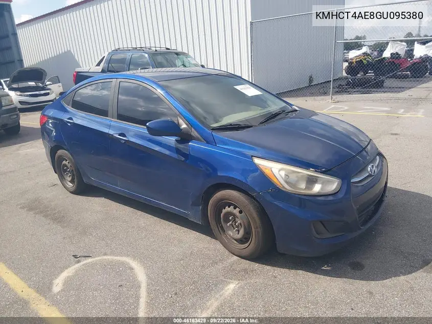 HYUNDAI ACCENT 2016, VIN KMHCT4AE8GU095380