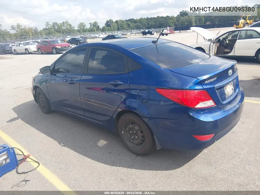 2016 HYUNDAI ACCENT VIN KMHCT4AE8GU095380 — фото 3