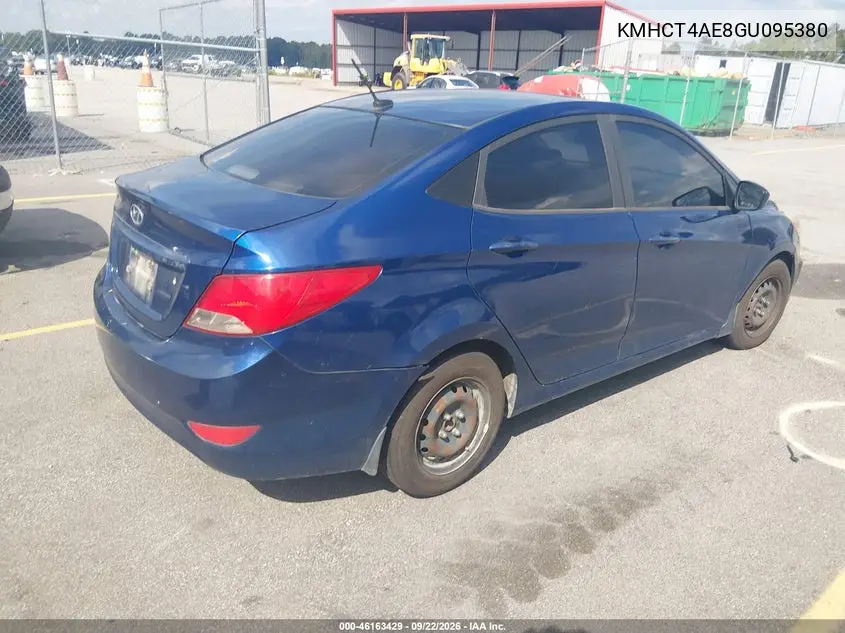 2016 HYUNDAI ACCENT VIN KMHCT4AE8GU095380 — фото 4