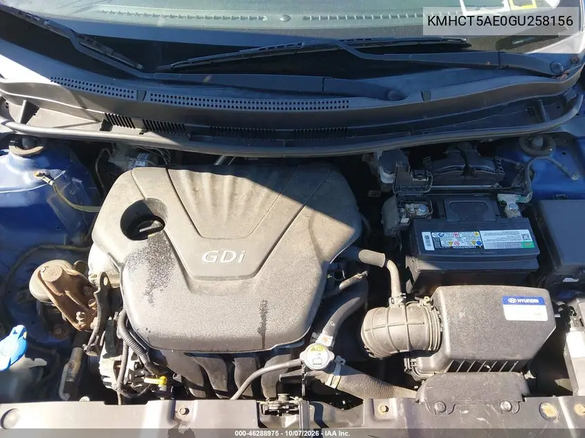 2016 HYUNDAI ACCENT VIN KMHCT5AE0GU258156 — фото 10