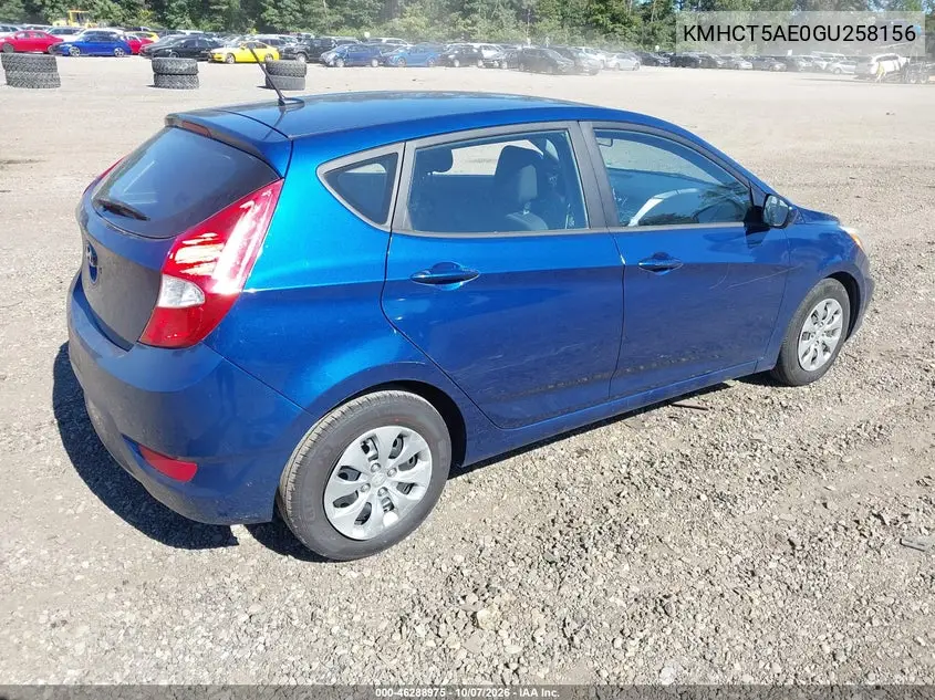 2016 HYUNDAI ACCENT VIN KMHCT5AE0GU258156 — фото 4