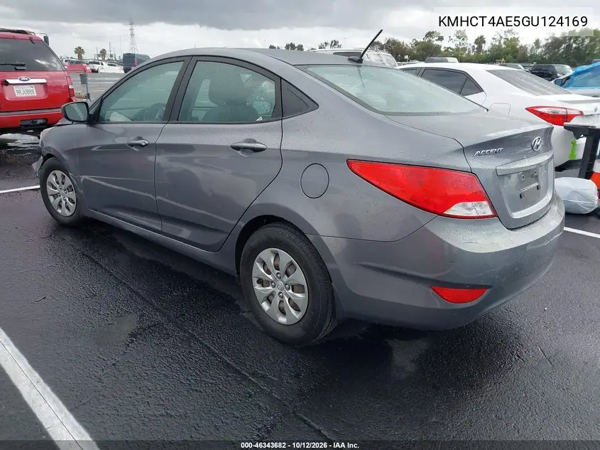 2016 HYUNDAI ACCENT VIN KMHCT4AE5GU124169 — фото 3