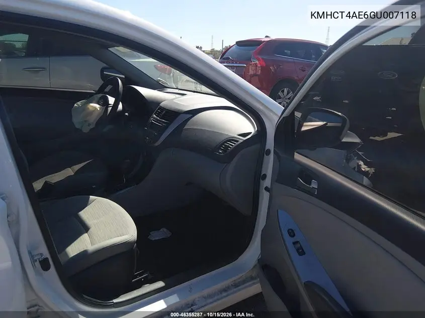 2016 HYUNDAI ACCENT VIN KMHCT4AE6GU007118 — фото 5