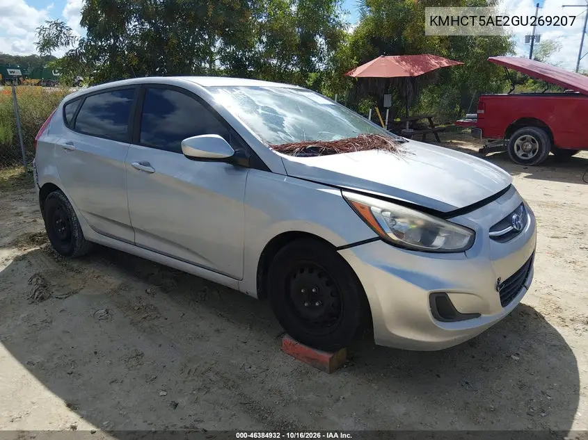 HYUNDAI ACCENT 2016, VIN KMHCT5AE2GU269207