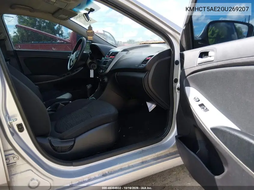 2016 HYUNDAI ACCENT VIN KMHCT5AE2GU269207 — фото 5
