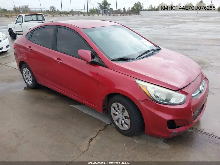 HYUNDAI ACCENT 2016, VIN KMHCT4AE7GU076285