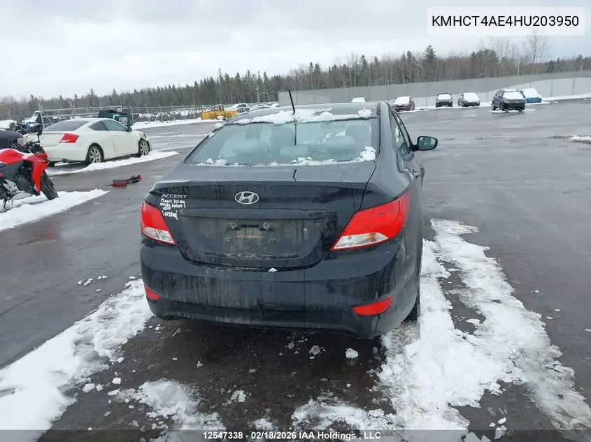 2017 HYUNDAI ACCENT VIN KMHCT4AE4HU203950 — фото 16