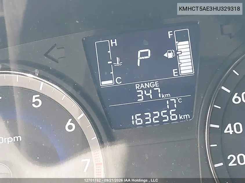 2017 HYUNDAI ACCENT VIN KMHCT5AE3HU329318 — фото 16