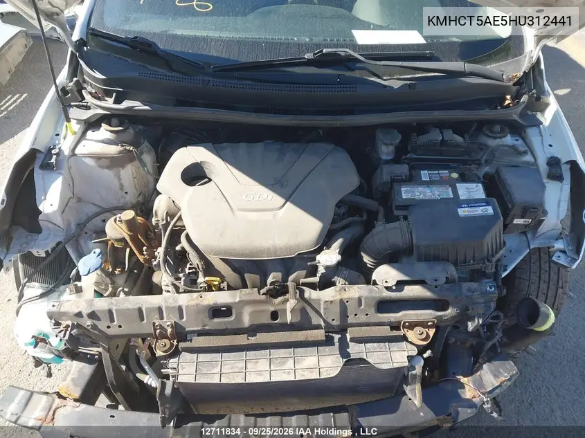 2017 HYUNDAI ACCENT VIN KMHCT5AE5HU312441 — фото 10