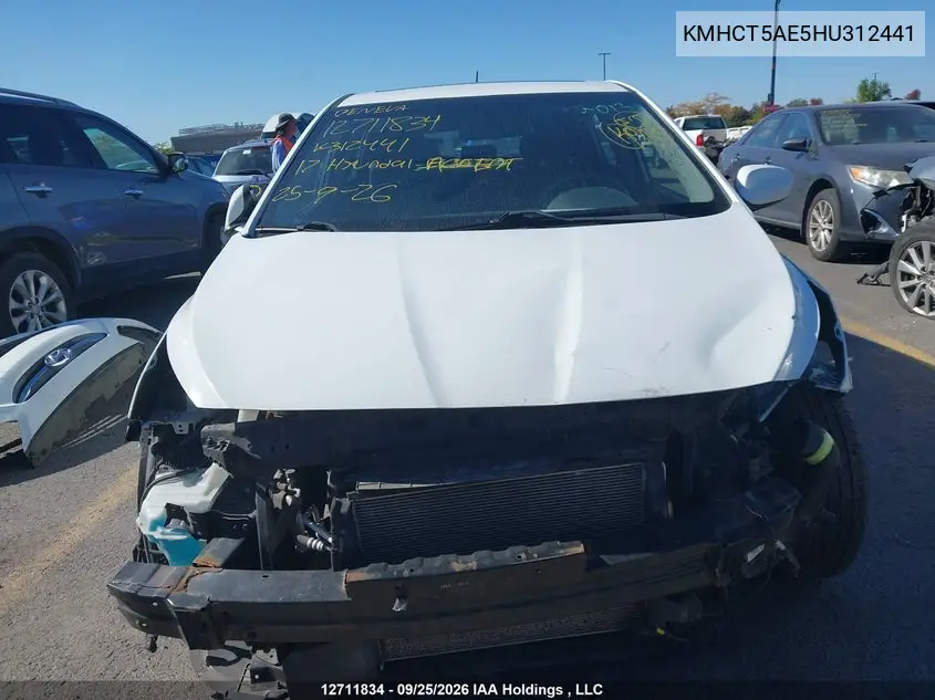 2017 HYUNDAI ACCENT VIN KMHCT5AE5HU312441 — фото 13