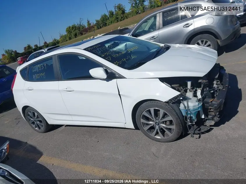 2017 HYUNDAI ACCENT VIN KMHCT5AE5HU312441 — фото 14