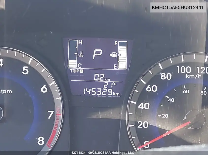 2017 HYUNDAI ACCENT VIN KMHCT5AE5HU312441 — фото 16