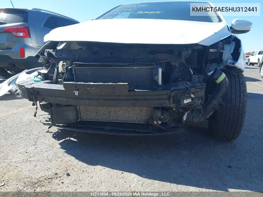 2017 HYUNDAI ACCENT VIN KMHCT5AE5HU312441 — фото 6