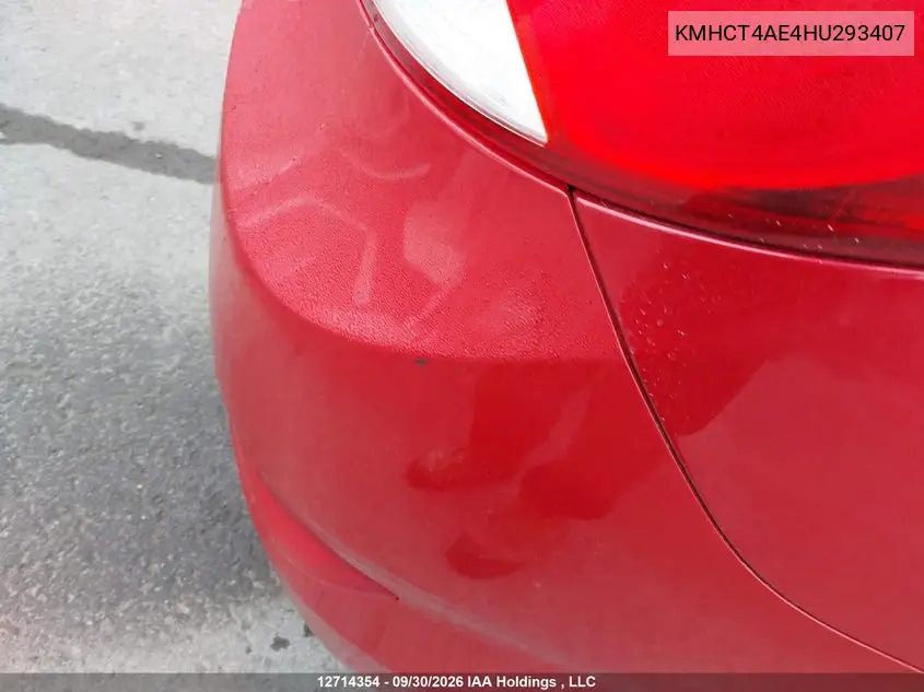 2017 HYUNDAI ACCENT VIN KMHCT4AE4HU293407 — фото 20