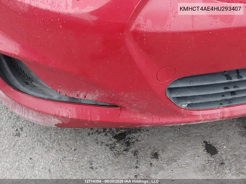 2017 HYUNDAI ACCENT VIN KMHCT4AE4HU293407 — фото 6
