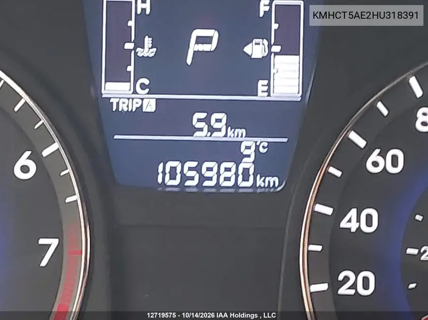 2017 HYUNDAI ACCENT VIN KMHCT5AE2HU318391 — фото 15