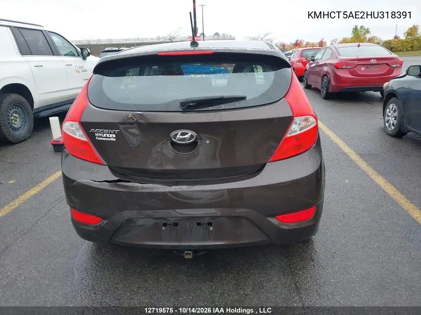 2017 HYUNDAI ACCENT VIN KMHCT5AE2HU318391 — фото 16