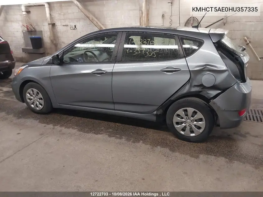 2017 HYUNDAI ACCENT VIN KMHCT5AE0HU357335 — фото 15