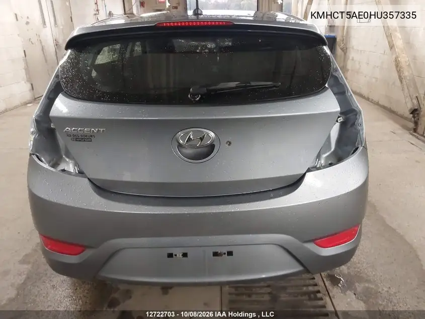 2017 HYUNDAI ACCENT VIN KMHCT5AE0HU357335 — фото 17