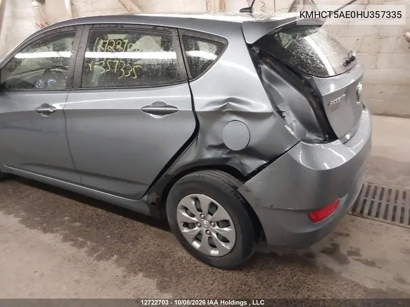2017 HYUNDAI ACCENT VIN KMHCT5AE0HU357335 — фото 21