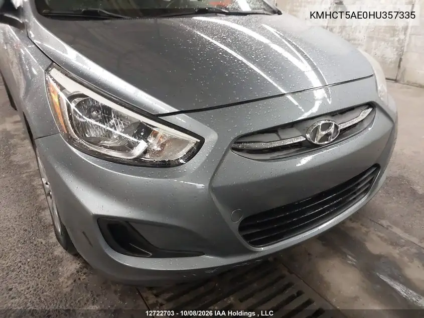 2017 HYUNDAI ACCENT VIN KMHCT5AE0HU357335 — фото 22