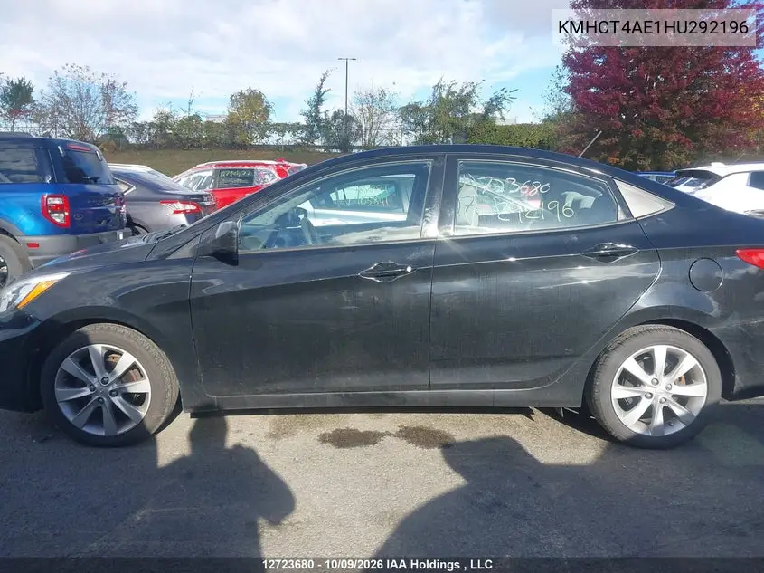2017 HYUNDAI ACCENT VIN KMHCT4AE1HU292196 — фото 15