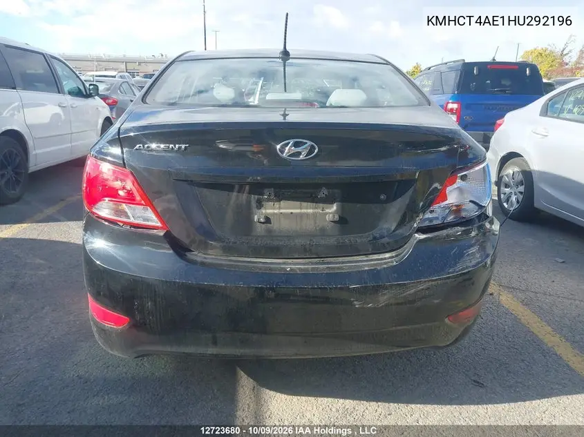 2017 HYUNDAI ACCENT VIN KMHCT4AE1HU292196 — фото 17